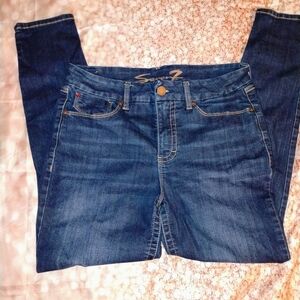 Seven7 Women's Skinny Jeans dark Wash Size 12